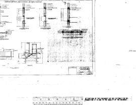 Great Northern Engineering Drawing, Freight House at Vancouver, British Columbia, 1964