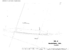 Plat Map of Great Northern Facilities at Birdsview, Washington, 1914