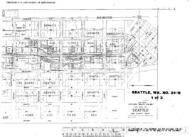 Plat Map of Northern Pacific Facilities at Seattle, Washington, undated