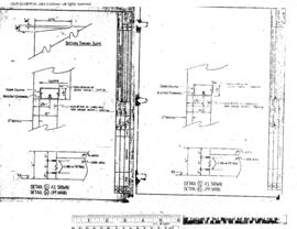 Northern Pacific Engineering Drawing, Tie Treating Plant Garage at Paradise, Montana, 1979