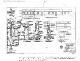 Northern Pacific Engineering Drawing, Yardmen's Service Building at Pasco, Washington, 1968