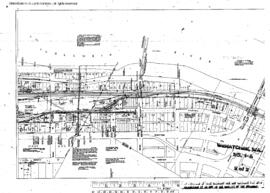 Plat Map of Great Northern Facilities at Wenatchee, Washington, 1959