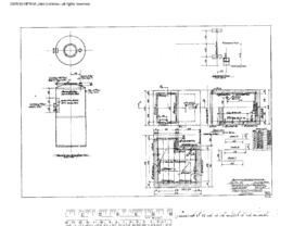 Northern Pacific Engineering Drawing, Sand Facilities at Billings, Montana, 1957
