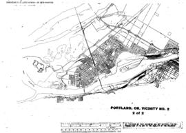 Plat Map of Facilities at Portland, Oregon, undated
