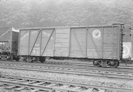 Northern Pacific Railroad Box Car Number 28481 at Tacoma, Washington in September 1969.