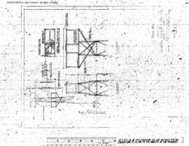 Northern Pacific Engineering Drawing, Floodlights at Pasco, Washington, 1955
