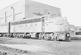 Chicago, Milwaukee, St. Paul & Pacific Railroad Company diesel locomotive number 82A at Tacom...