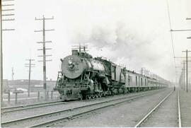 Great Northern Railway steam locomotive 2501 at Georgetown, Washington in 1937.