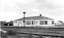 Great Northern Depot at Souris, North Dakota, undated