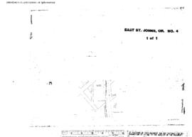 Plat Map of Spokane, Portland, and Seattle Railway Facilities at East Saint Johns, Oregon, undated