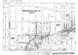 Plat Map of Great Northern Facilities at Spokane, Washington, undated