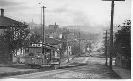 Front Street Cable Railway cable car, Seattle, Washington, circa 1895