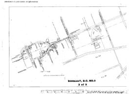 Plat Map of Great Northern Facilities at Burnaby, British Columbia, 1958