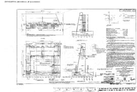 Northern Pacific Engineering Drawing: Abutment 1/2, Bridge 23.47 - Underpass (I - 5), South of Ke...