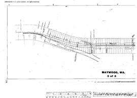 Plat Map of Northern Pacific Facilities at Maywood, Washington, 1904