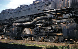 Spokane, Portland and Seattle Railway steam locomotive 903 at Vancouver, Washington in 1961.