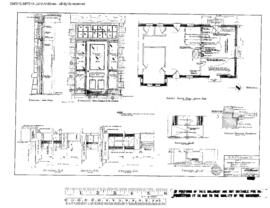 Spokane, Portland, and Seattle Railway Engineering Drawing, Depot at Bend, Oregon, 1958