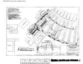 Northern Pacific Engineering Drawing, Engine House at East Lewiston, Idaho, 1963