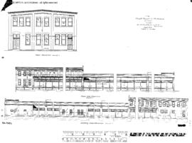Spokane, Portland, and Seattle Railway Engineering Drawing, Freight House at Portland, Oregon, 1906