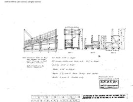 Spokane, Portland, and Seattle Railway Engineering Drawing, Stockyard at Wishram, Washington, 1969