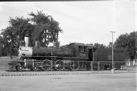 Chicago, Burlington and Quincy Railroad  steam locomotive 719 at Alliance, Nebraska, on September...