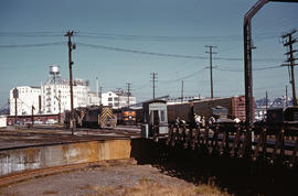 Spokane, Portland and Seattle Railway diesel locomotive 65 at Portland, Oregon in 1961.