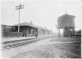 Northern Pacific station at Machias, Washington, circa 1920.