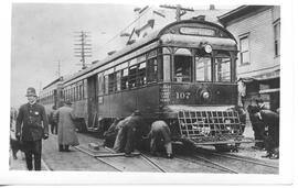 Seattle & Rainier Valley Railway Car 107 in Seattle, Washington, 1910