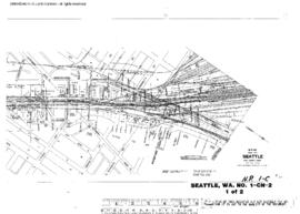 Plat Map of Northern Pacific Facilities at Seattle, Washington, 1946