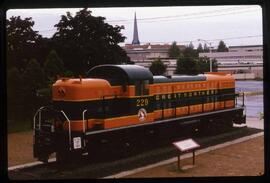 Great Northern Diesel Locomotive 229 at Schenectady, New York, undated