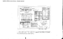 Great Northern Engineering Drawing: General Plan, Bridge 252, West of Brockton, Montana, 1922