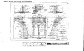 Northern Pacific Engineering Drawing: Abutment Number 1, Bridge 78 - Olequa Creek, South of Vader...