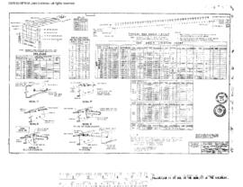 Burlington Northern Engineering Drawing, Butlerib Buildings, 1966