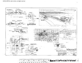 Milwaukee Road Engineering Drawing, Yard and New Sewage Lines at Lewiston, Montana, 1971