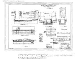Great Northern Engineering Drawing, Inspection Pit at Vancouver, British Columbia, 1968