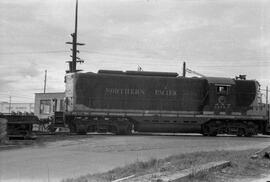 Northern Pacific Diesel Locomotive 557, Bellingham, Washington, undated