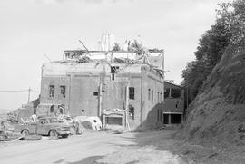 Sperry flour mill demolition at Tacoma, Washington in 1973.