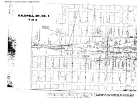 Plat Map of Great Northern Facilities at Kalispell, Montana, undated