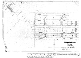 Plat Map of Spokane, Portland, and Seattle Railway Facilities at Hammond, Oregon, 1915