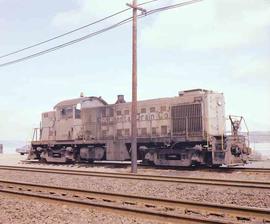 Continental Grain Company Diesel Locomotive Number 206 at Tacoma, Washington in October, 1978.