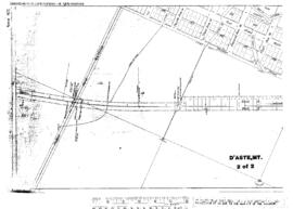 Plat Map of Northern Pacific Facilities at D'Aste, Montana, 1924