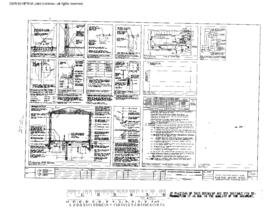 Burlington Northern Engineering Drawing, Modular Motor Car House, 1981