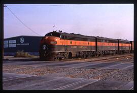 Great Northern Diesel Locomotive 448A at Seattle, Washington, 1968