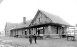 Great Northern Depot at Minot, North Dakota, undated