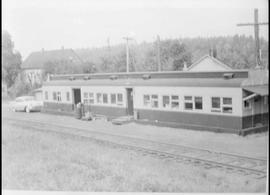 Northern Pacific station at Woodinville, Washington, circa  1965.