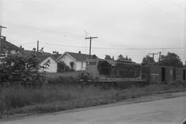 Northern Pacific Diesel Locomotive 555, Arlington, Washington, undated