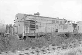 Weyerhaeuser Company Diesel Locomotive Number 481 at Vail, Washington in September, 1975.
