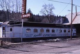 Northern Pacific dinning car 1663 at Easton, Washington, in 1987.