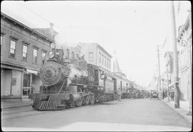 Southern Pacific Railroad steam locomotive number 2271, circa 1920.