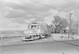 Yakima Valley Traction Company Electric Locomotive Number 298 at Yakima, Washington in November, ...